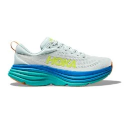 Hoka One One Hoka Bondi 8 Hardloopschoenen Grijs/blauw Heren