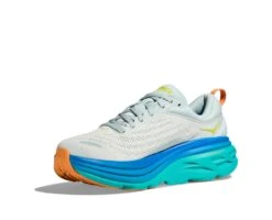 Hoka One One Hoka Bondi 8 Hardloopschoenen Grijs/blauw Heren -Hoka hoka heren bondi 8 1123202 ifbob 03