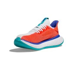 Hoka One One Hoka Carbon X 3 Hardloopschoenen Wit/rood Heren -Hoka hoka heren carbon x 3 1123192 wfm 03