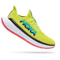 Hoka One One Hoka Carbon X 3 Hardloopschoenen Groen/blauw Heren -Hoka hoka heren carbon x evening primrose scuba blue 1123192 epsb 02