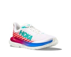 Hoka One One Hoka Mach 5 Hardloopschoenen Wit/rood Heren 8 Hoka One One Hoka Mach 5 Hardloopschoenen Wit/rood Heren -Hoka hoka heren mach 5 1127893 wfm 06