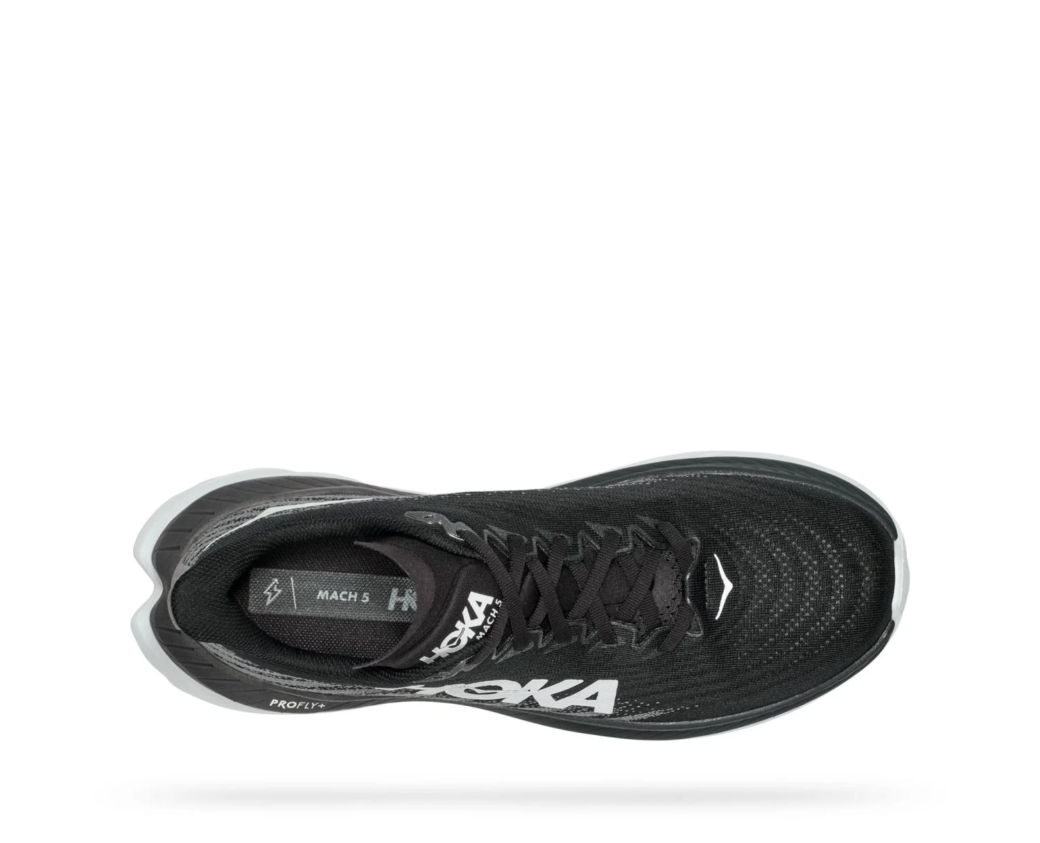 Hoka One One Hoka Mach 5 Hardloopschoenen Zwart/wit Dames 3 Hoka One One Hoka Mach 5 Hardloopschoenen Zwart/wit Dames - Afbeelding 3