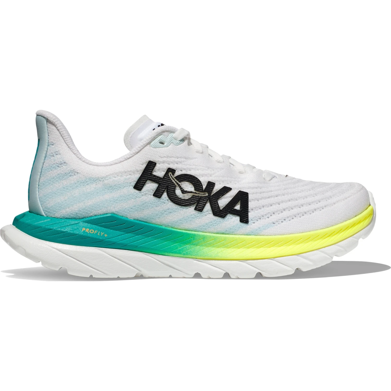 Hoka Mach 5 Wide Hardloopschoenen - Wit / Blue Glass 3 Hoka Mach 5 Wide Hardloopschoenen - Wit / Blue Glass - Afbeelding 3