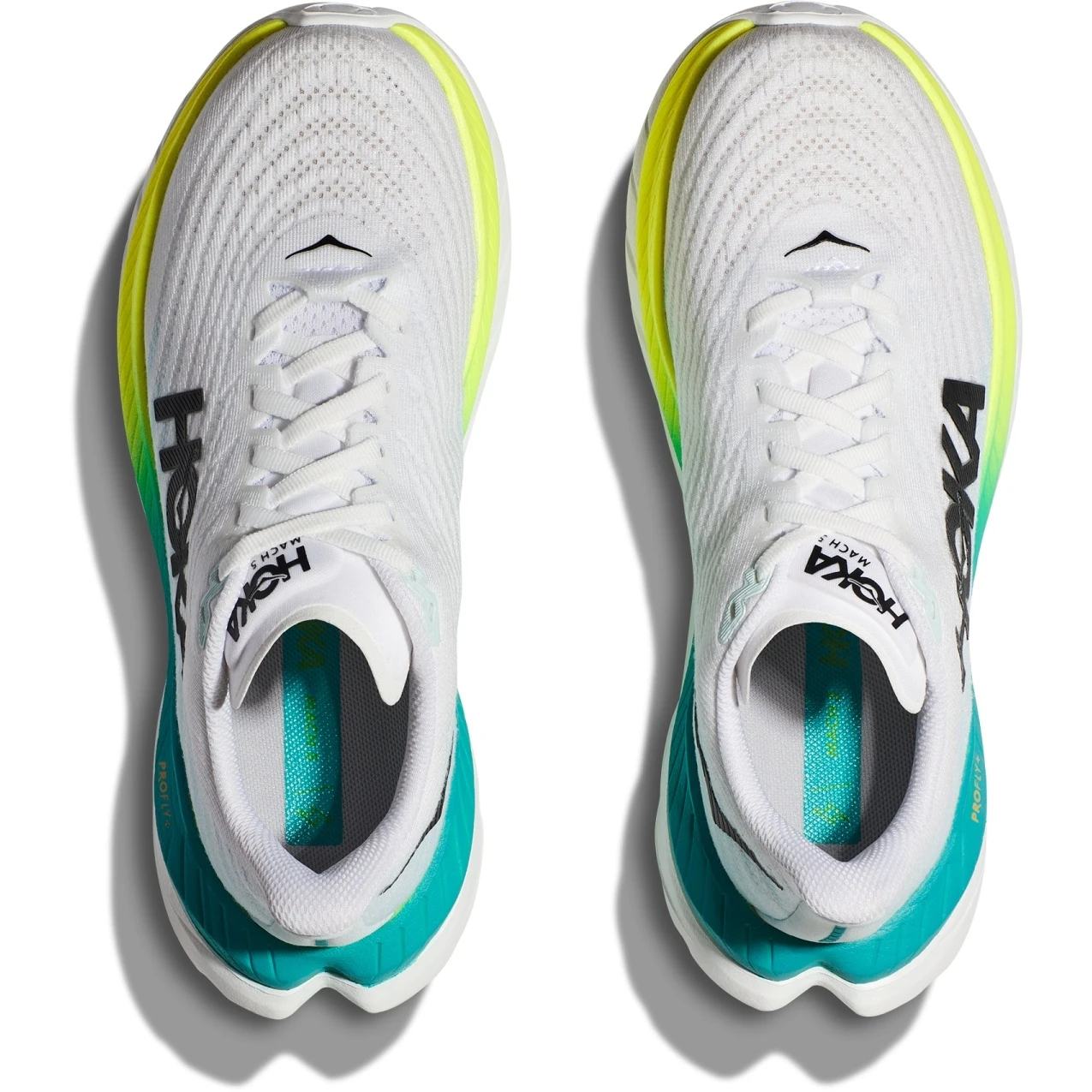 Hoka Mach 5 Wide Hardloopschoenen - Wit / Blue Glass 7 Hoka Mach 5 Wide Hardloopschoenen - Wit / Blue Glass - Afbeelding 7
