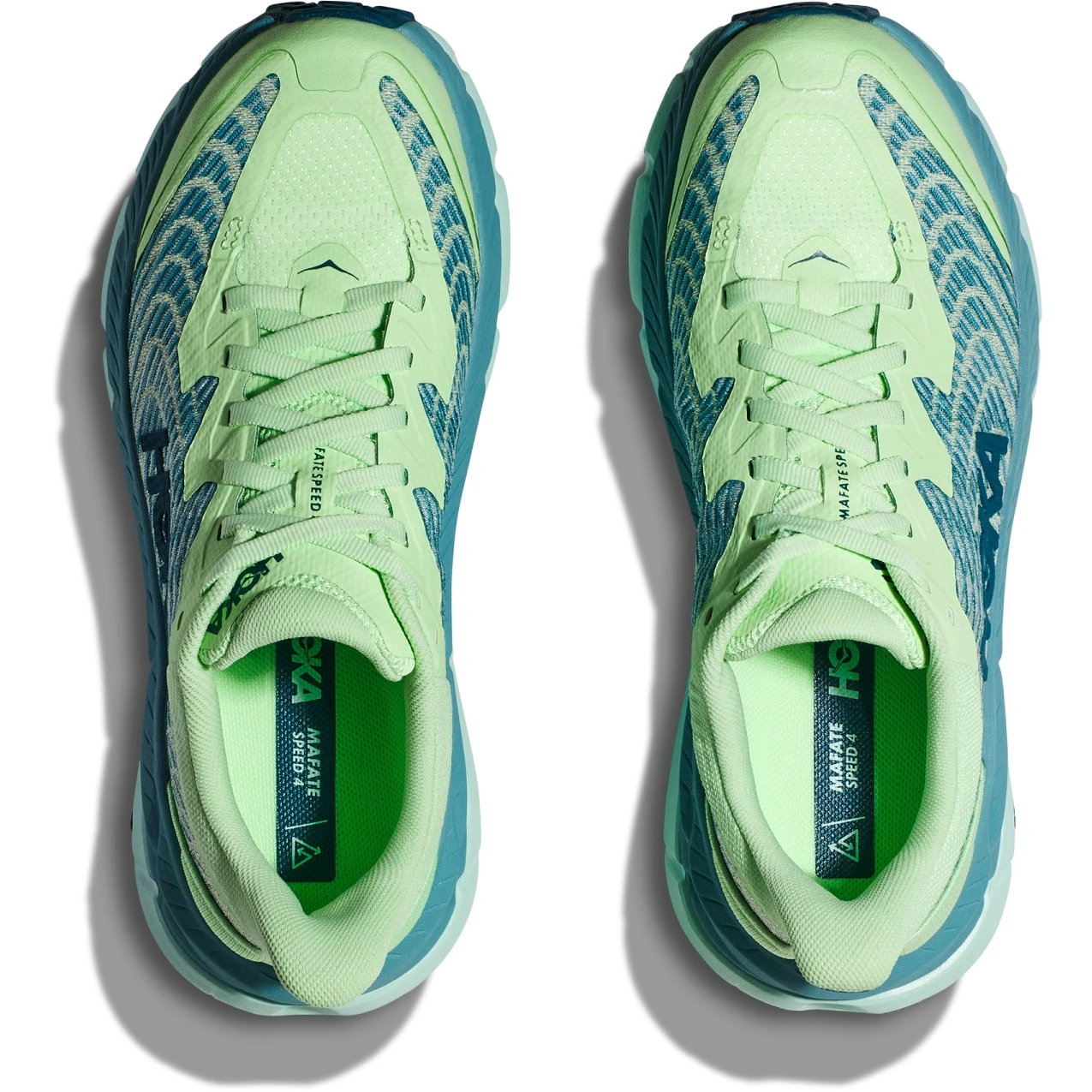 Hoka Mafate Speed 4 Hardloopschoenen Dames - Lime Glow / Ocean Mist 7 Hoka Mafate Speed 4 Hardloopschoenen Dames - Lime Glow / Ocean Mist - Afbeelding 7