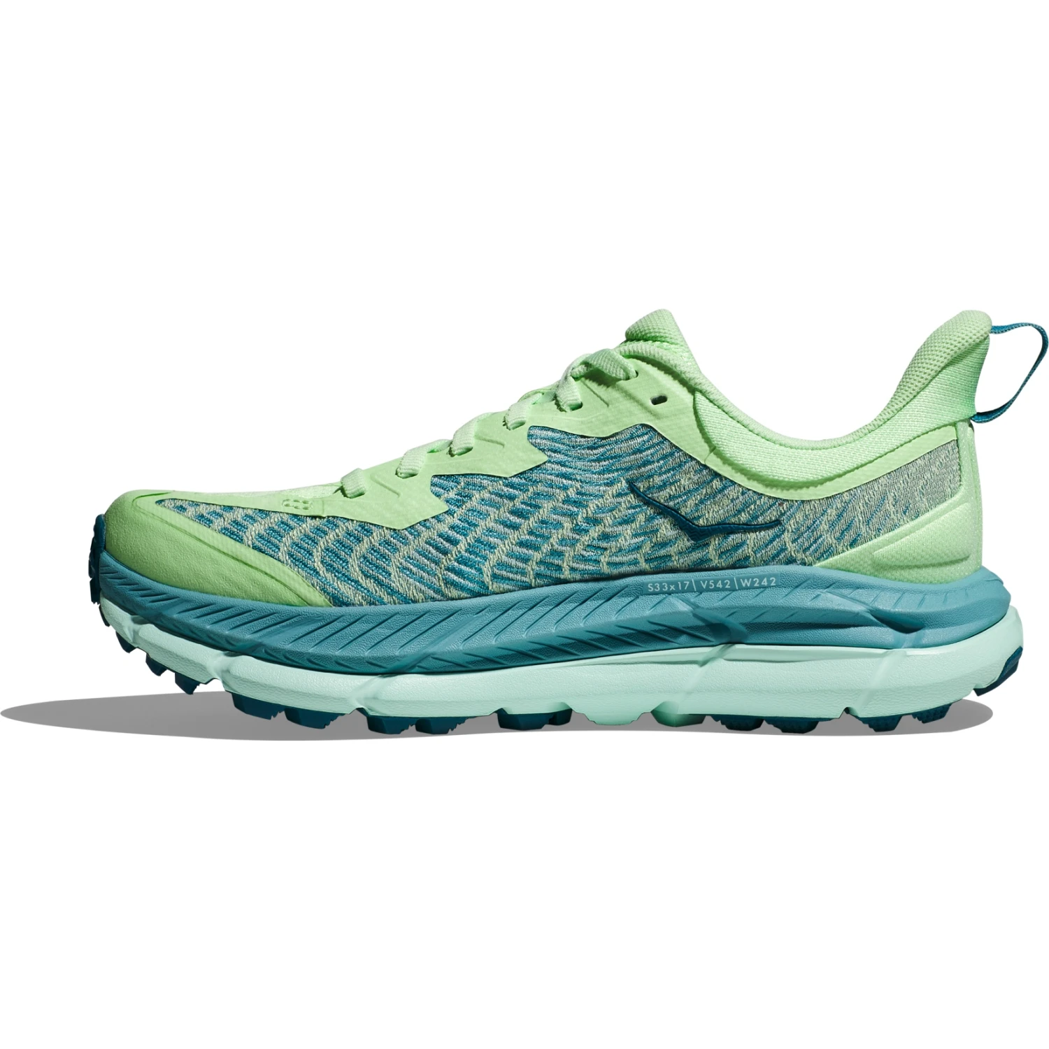 Hoka Mafate Speed 4 Hardloopschoenen Dames - Lime Glow / Ocean Mist 4 Hoka Mafate Speed 4 Hardloopschoenen Dames - Lime Glow / Ocean Mist - Afbeelding 4