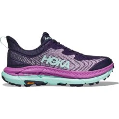 Hoka Mafate Speed 4 Hardloopschoenen Dames - Night Sky / Orchid Flower -Hoka hoka mafate speed 4 womens running shoes night sky orchid flower 1 1503163