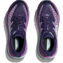 Hoka Mafate Speed 4 Hardloopschoenen Dames - Night Sky / Orchid Flower -Hoka hoka mafate speed 4 womens running shoes night sky orchid flower 8 1503170