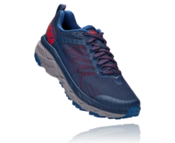 Hoka One One Challenger ATR 5 Hardloopschoenen Blauw/rood -Hoka hoka one challanger heren hardloopschoen blauw rood