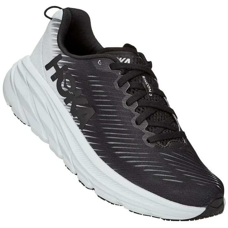 Hoka Rincon 3 Hardloopschoenen Dames - Zwart / Wit 1 Hoka Rincon 3 Hardloopschoenen Dames - Zwart / Wit