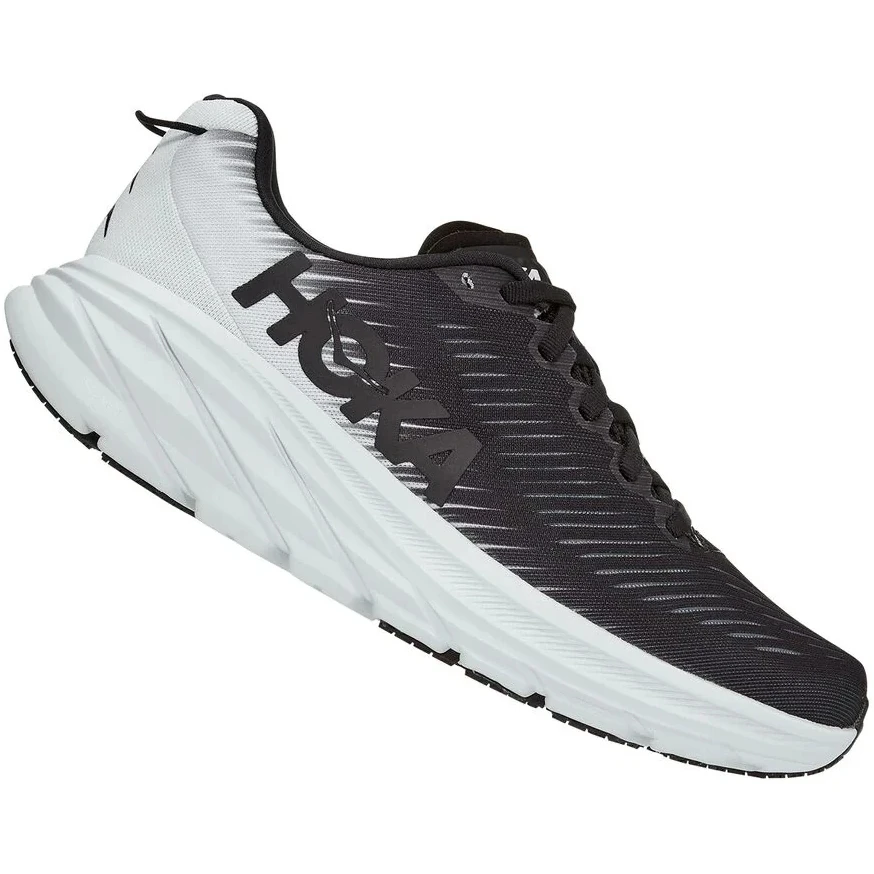 Hoka Rincon 3 Hardloopschoenen Dames - Zwart / Wit 2 Hoka Rincon 3 Hardloopschoenen Dames - Zwart / Wit - Afbeelding 2