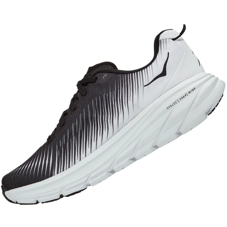Hoka Rincon 3 Hardloopschoenen Dames - Zwart / Wit 4 Hoka Rincon 3 Hardloopschoenen Dames - Zwart / Wit - Afbeelding 4