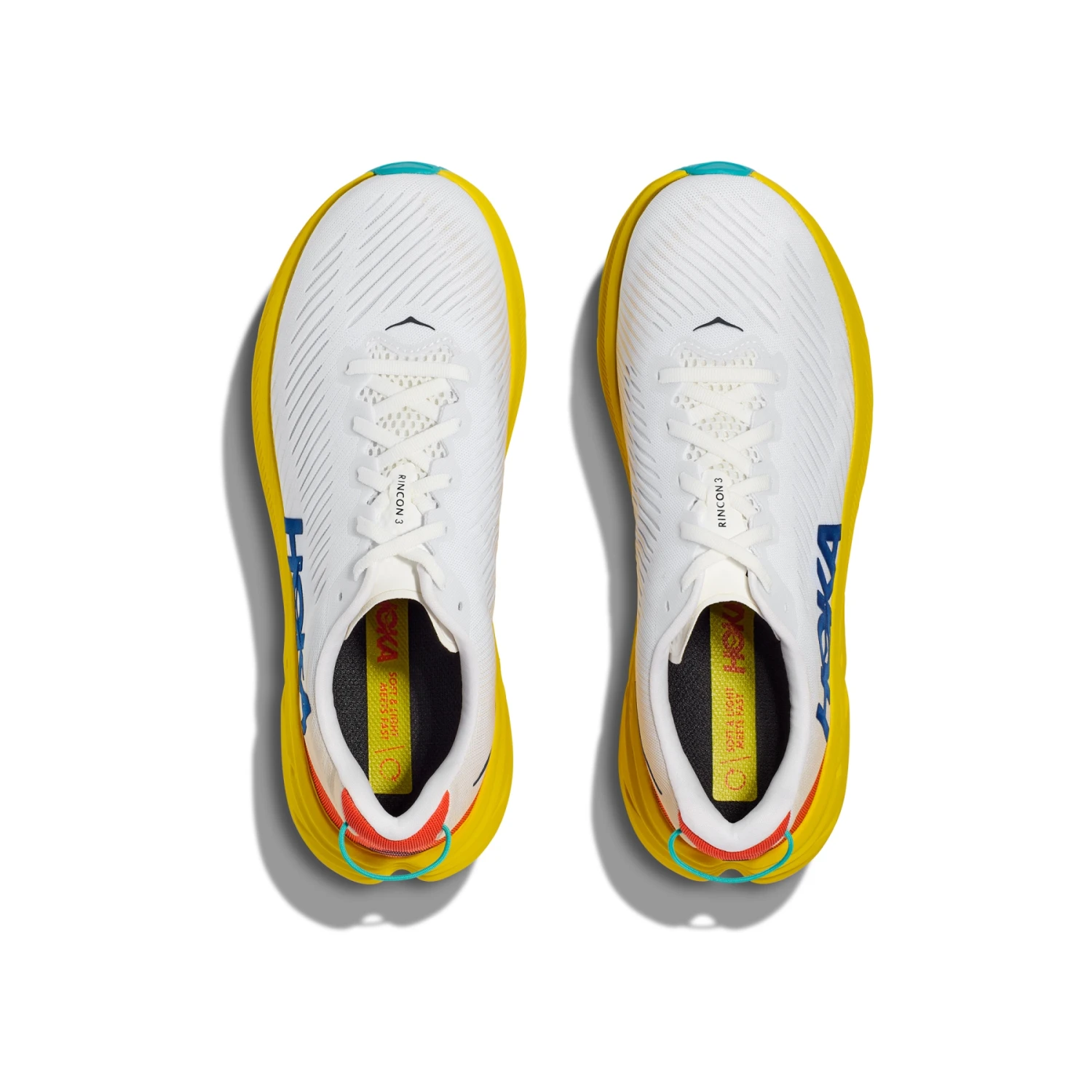 Hoka Rincon 3 Hardloopschoenen Heren - Wit / Eggnog 5 Hoka Rincon 3 Hardloopschoenen Heren - Wit / Eggnog - Afbeelding 5