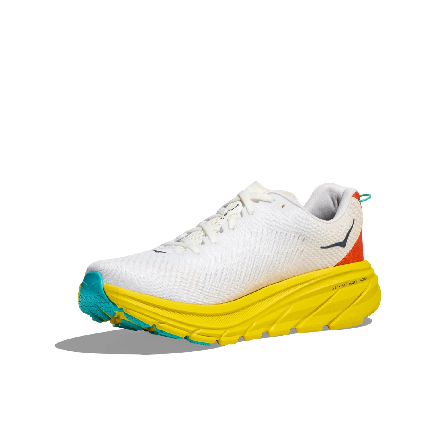 Hoka Rincon 3 Hardloopschoenen Heren - Wit / Eggnog 4 Hoka Rincon 3 Hardloopschoenen Heren - Wit / Eggnog - Afbeelding 4