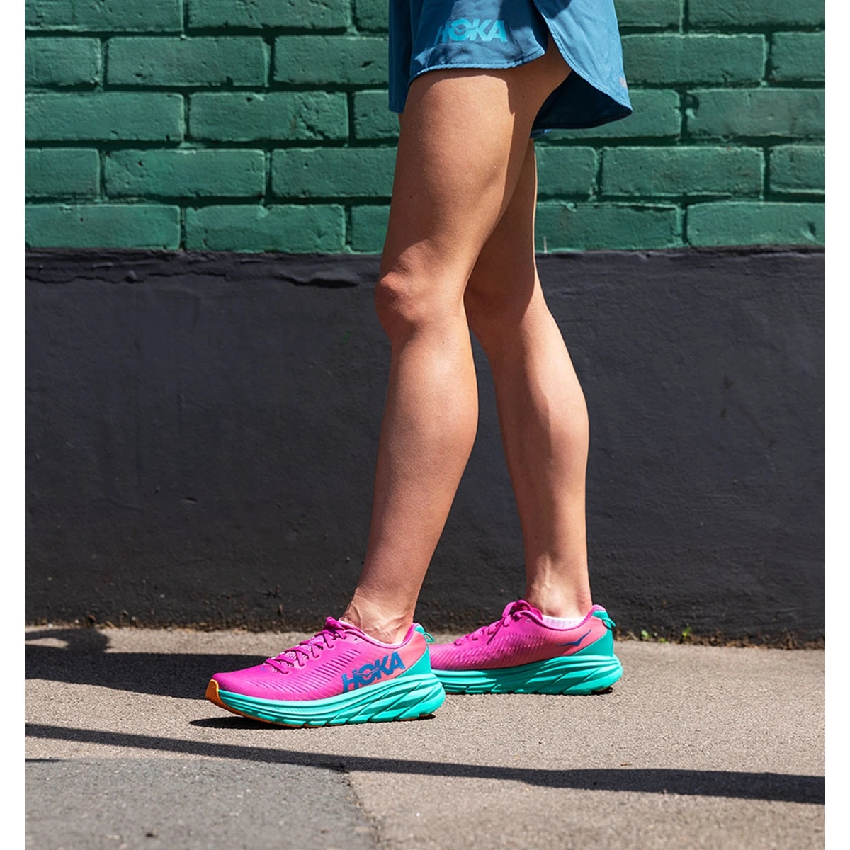 Hoka Rincon 3 Hardloopschoenen Dames - Zwart / Wit 8 Hoka Rincon 3 Hardloopschoenen Dames - Zwart / Wit - Afbeelding 8