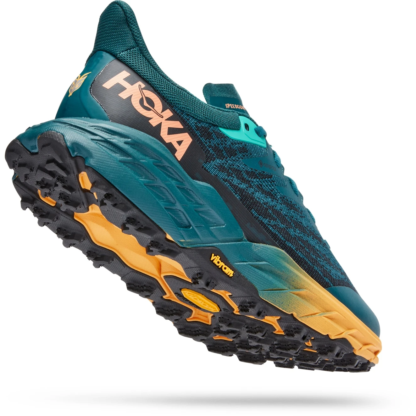 Hoka Speedgoat 5 GTX Dames Hardloopschoenen - Deep Teal / Zwart 2 Hoka Speedgoat 5 GTX Dames Hardloopschoenen - Deep Teal / Zwart - Afbeelding 2