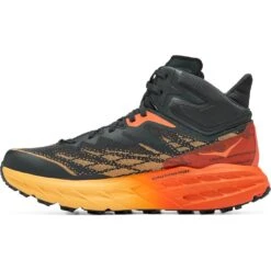 Hoka Speedgoat 5 Mid GTX Hardloopschoenen - Blue Graphite / Amber Yellow -Hoka hoka speedgoat 5 mid gtx hiking shoes blue graphite amber yellow 5 1240521