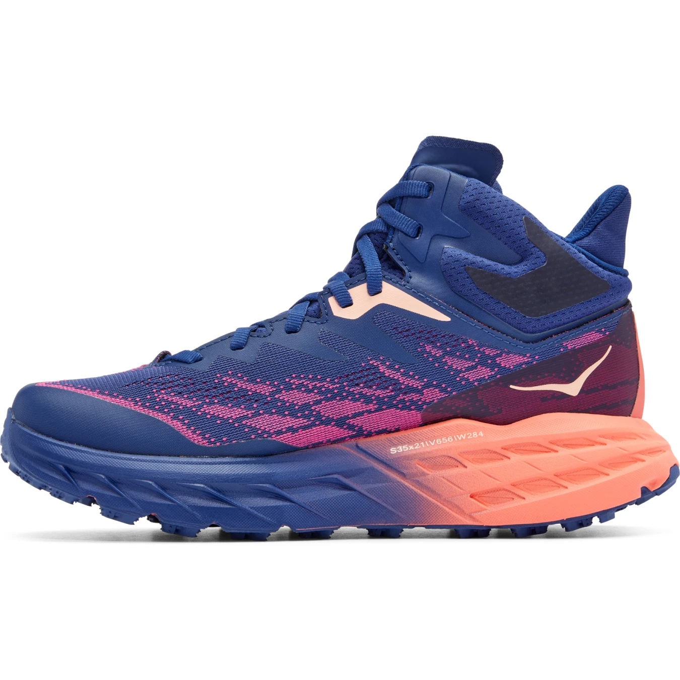 Hoka Speedgoat 5 Mid GTX Dames Hardloopschoenen - Bellwether Blue / Camellia 6 Hoka Speedgoat 5 Mid GTX Dames Hardloopschoenen - Bellwether Blue / Camellia - Afbeelding 6