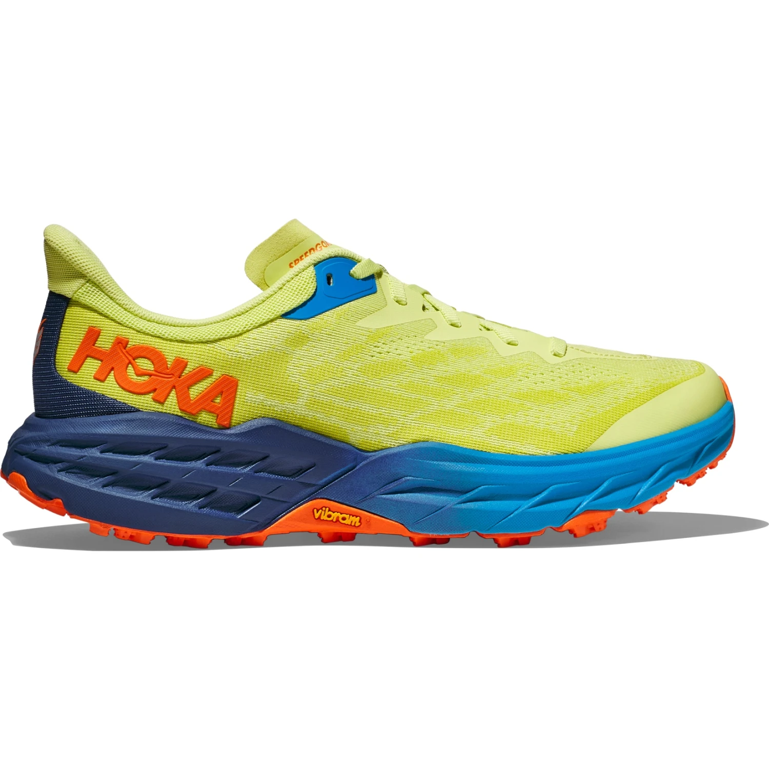 Hoka Speedgoat 5 Hardloopschoenen Heren - Citrus Glow / Evening Primrose 3 Hoka Speedgoat 5 Hardloopschoenen Heren - Citrus Glow / Evening Primrose - Afbeelding 3