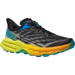 Hoka Speedgoat 5 Hardloopschoenen Dames - Zwart / Evening Primrose