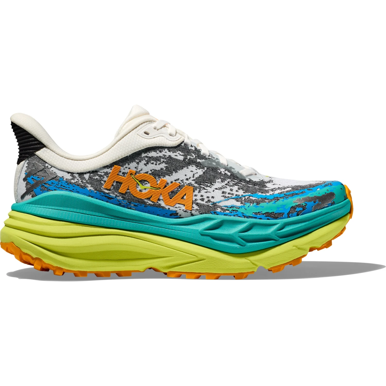 Hoka Stinson 7 Hardloopschoenen Dames - Wit / Evening Primrose 3 Hoka Stinson 7 Hardloopschoenen Dames - Wit / Evening Primrose - Afbeelding 3