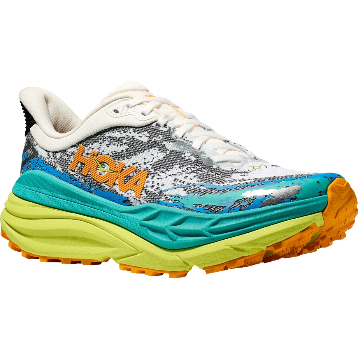 Hoka Stinson 7 Hardloopschoenen Dames - Wit / Evening Primrose 1 Hoka Stinson 7 Hardloopschoenen Dames - Wit / Evening Primrose