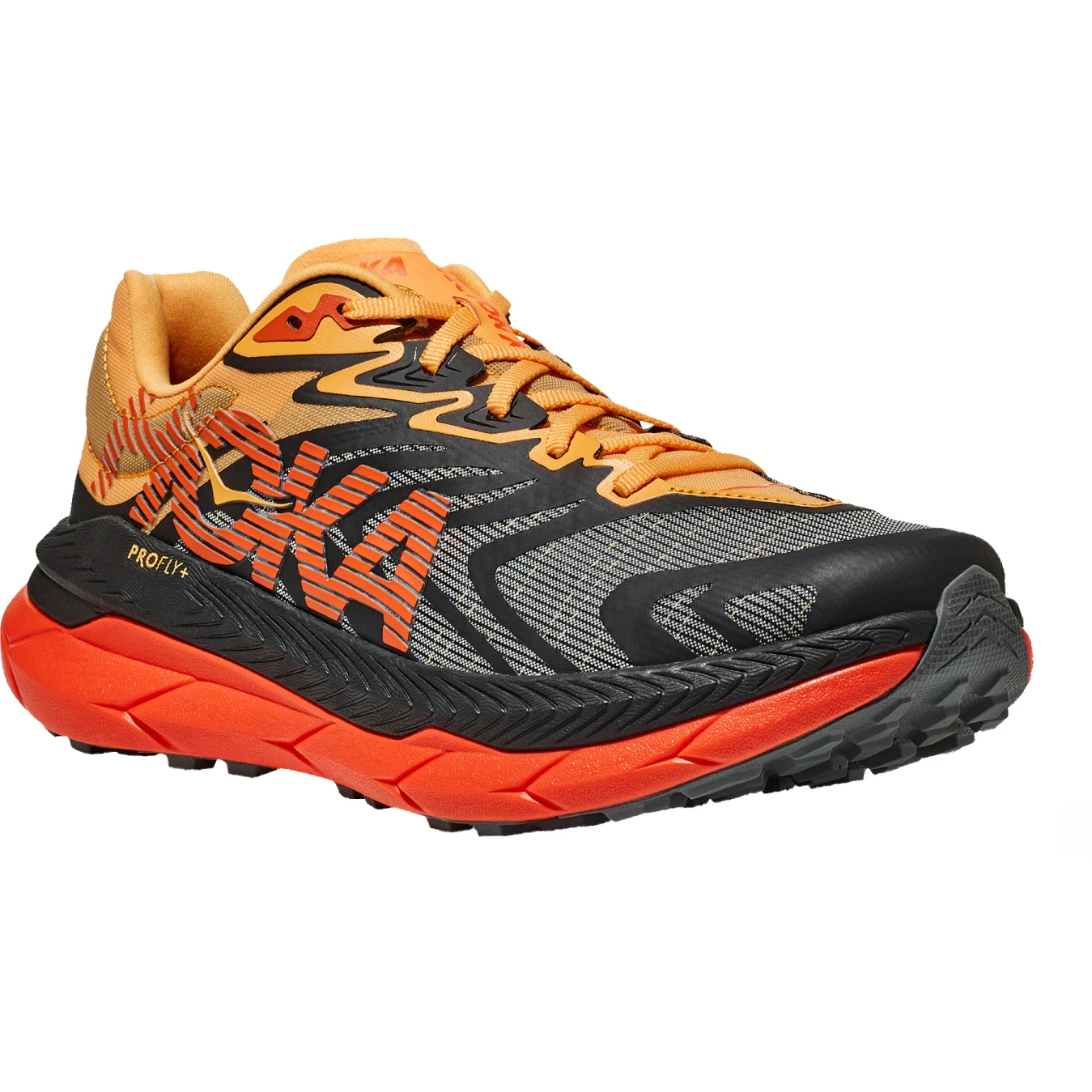 Hoka Tecton X 2 Hardloopschoenen Heren - Zwart / Flame 1 Hoka Tecton X 2 Hardloopschoenen Heren - Zwart / Flame