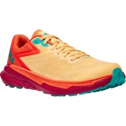 Hoka Zinal Dames Hardloopschoenen - Impala / Flame