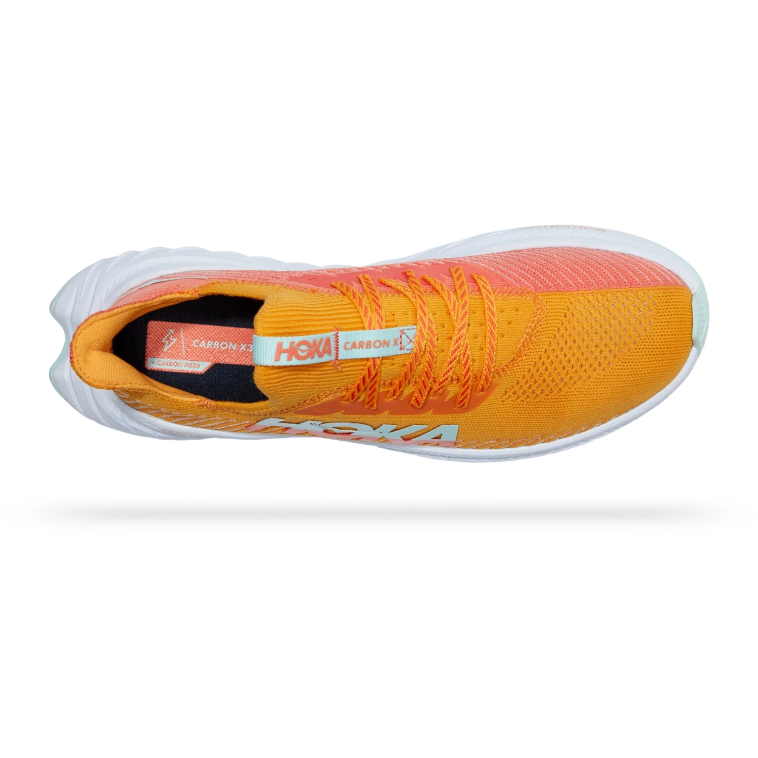 Hoka Carbon X 3 Dames Hardloopschoenen - Radiant Yellow / Camellia 4 Hoka Carbon X 3 Dames Hardloopschoenen - Radiant Yellow / Camellia - Afbeelding 4