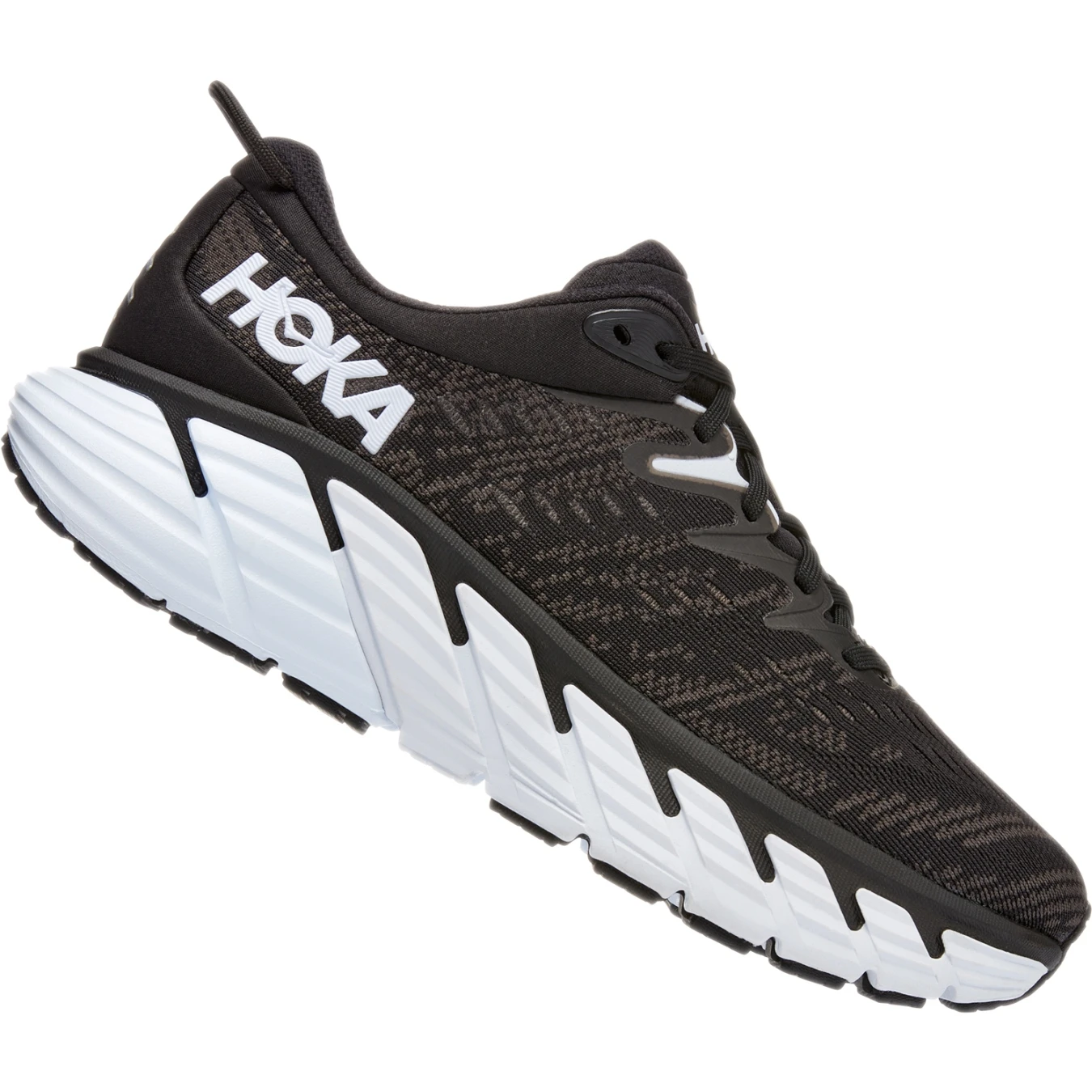 Hoka Gaviota 4 Dames Hardloopschoenen - Zwart / Wit 1 Hoka Gaviota 4 Dames Hardloopschoenen - Zwart / Wit